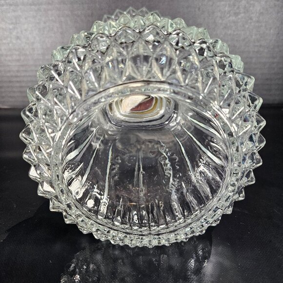 Rare Lamplight Farms, Austria Diamond Cut Crystal Oil Lamp 13 Inch - Picture 7 of 13